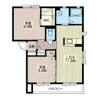 ベイサージュIIの間取り