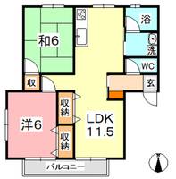 物件の間取り画像
