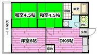 菅田ハイツの間取り