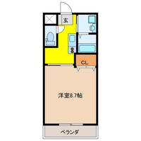 岐阜県大垣市禾森町3(アパート)の賃貸物件の間取り