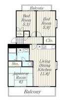 物件の間取り画像