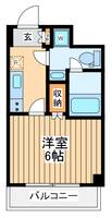 東京都八王子市南町(マンション)の賃貸物件の間取り