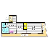 東京都練馬区栄町(マンション)の賃貸物件の間取り