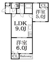 東京都中野区中野1(マンション)の賃貸物件の間取り