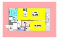 広島県東広島市西条町御薗宇(アパート)の賃貸物件の間取り