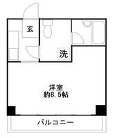 エイティ神宮前の間取り