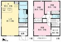 埼玉県桶川市上日出谷南2(一戸建)の賃貸物件の間取り