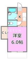 千葉県千葉市中央区登戸3(アパート)の賃貸物件の間取り