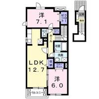 愛知県名古屋市西区中小田井4(アパート)の賃貸物件の間取り