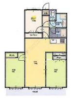 メゾン南松原の間取り