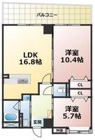 物件の間取り画像