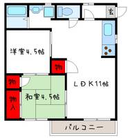 物件の間取り画像