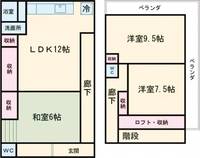 物件の間取り画像