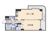 ロイヤルパレス松原の間取り