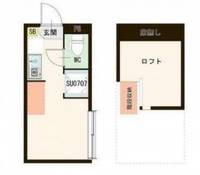 Luana蒲田の間取り