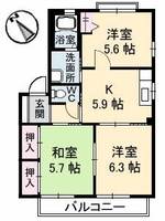 物件の間取り画像