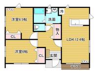 群馬県吾妻郡中之条町大字中之条町(一戸建)の賃貸物件の間取り