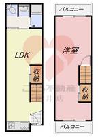 大阪府高石市綾園6(一戸建)の賃貸物件の間取り