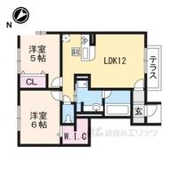 ヴィステリアスクエアBの間取り