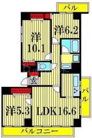 Daiwa Grace Maison大島IIの間取り