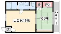 メトレス神崎の間取り
