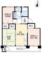 UR東豊中第二の間取り