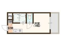 大阪府大阪市西成区中開2(マンション)の賃貸物件の間取り