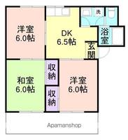 和歌山県岩出市中島(アパート)の賃貸物件の間取り