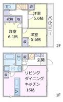 物件の間取り画像