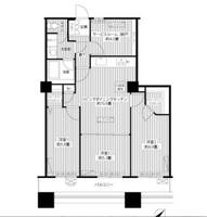 東京都中央区晴海1(マンション)の賃貸物件の間取り