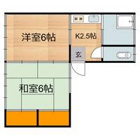 熊本県山鹿市山鹿(アパート)の賃貸物件の間取り