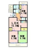 ローレルマンション太田 B棟の間取り