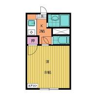 ワンハイツ  オカムラの間取り