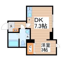 メリディアン名取の間取り