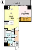大阪府大阪市中央区内久宝寺町2(マンション)の賃貸物件の間取り