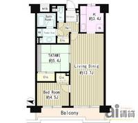 東京都小金井市東町4(マンション)の賃貸物件の間取り