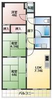 ラヴェニール忠岡の間取り