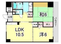 兵庫県明石市野々上3(マンション)の賃貸物件の間取り