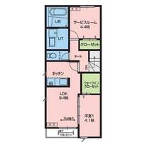 テゾーロ下太田C棟の間取り