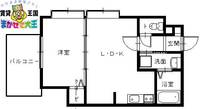 長崎県長崎市出島町(マンション)の賃貸物件の間取り