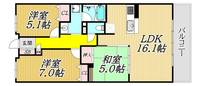 物件の間取り画像