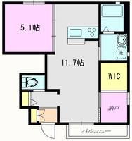 メゾンポラリスIの間取り
