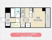 ラナップスクエア南森町 NEXT STAGEの間取り