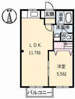 物件の間取り画像