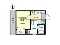 神奈川県横浜市磯子区東町(アパート)の賃貸物件の間取り