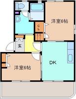 ロコ・カネッサ Aの間取り