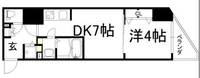 大阪府大阪市西区立売堀4(マンション)の賃貸物件の間取り
