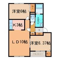 ロイウッドウエストの間取り