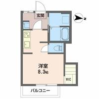 フラッツAの間取り