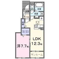 三重県津市庄田町(アパート)の賃貸物件の間取り